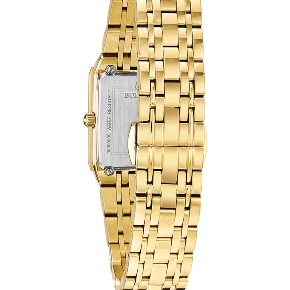 New Bulova All Gold Rectangular Ladies watch - Picture 4 of 5